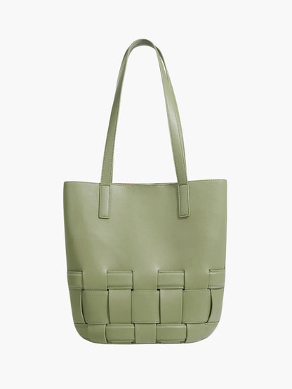 Women Braided Leather Bag
