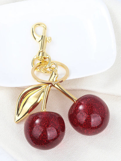 Women Cherry Bag Necklace