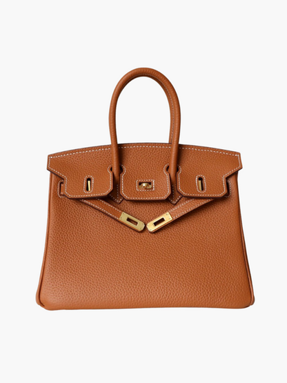 Women Handbag Cognac Brown