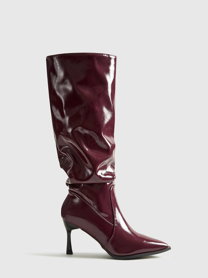 Women High Heel Knee Boot