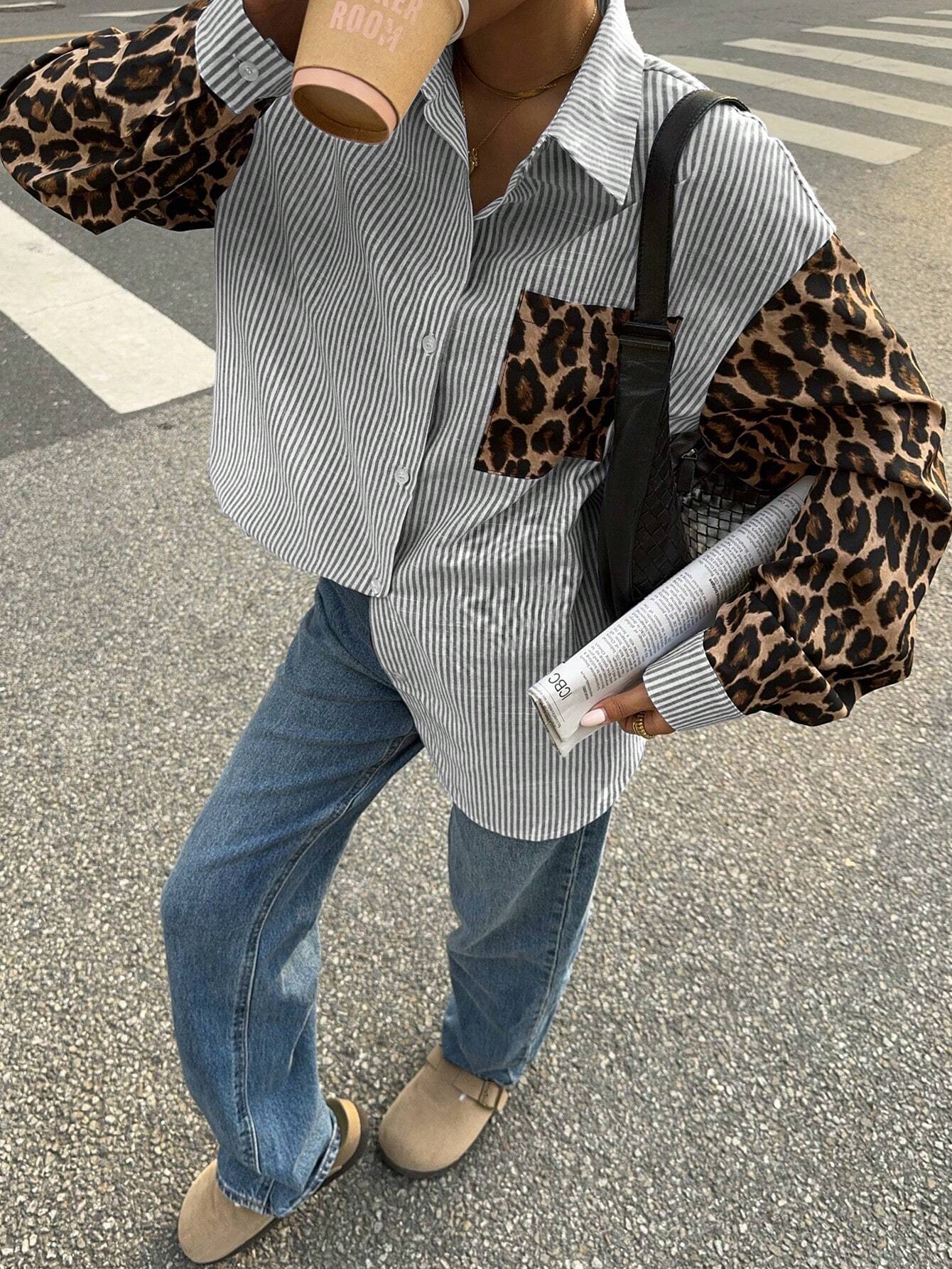 Women'S Blouse With Lion Details