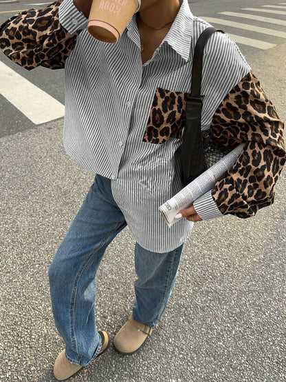 Women'S Blouse With Lion Details
