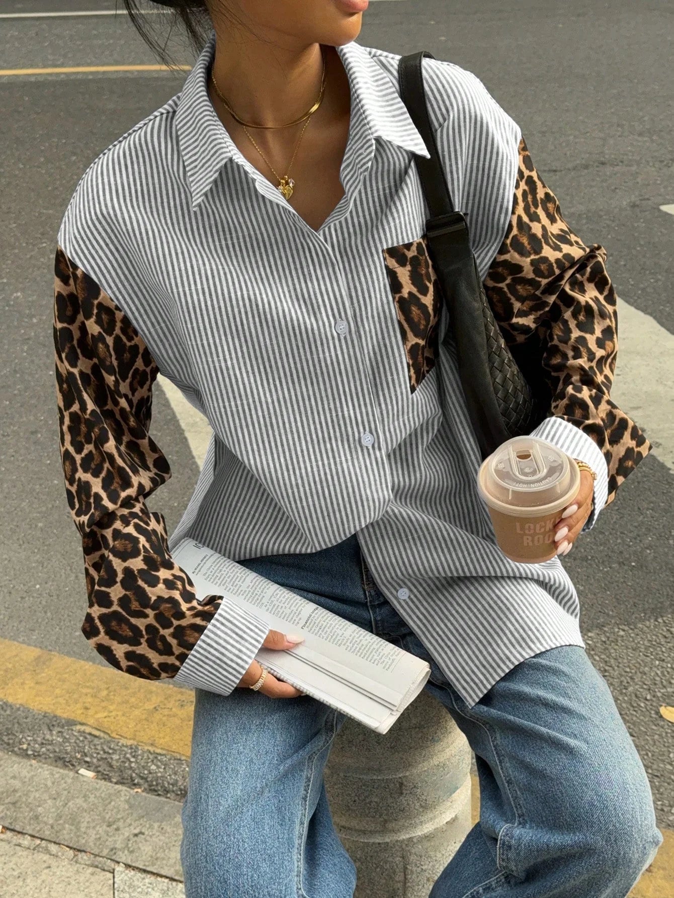Women'S Blouse With Lion Details