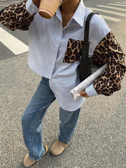 Women'S Blouse With Lion Details