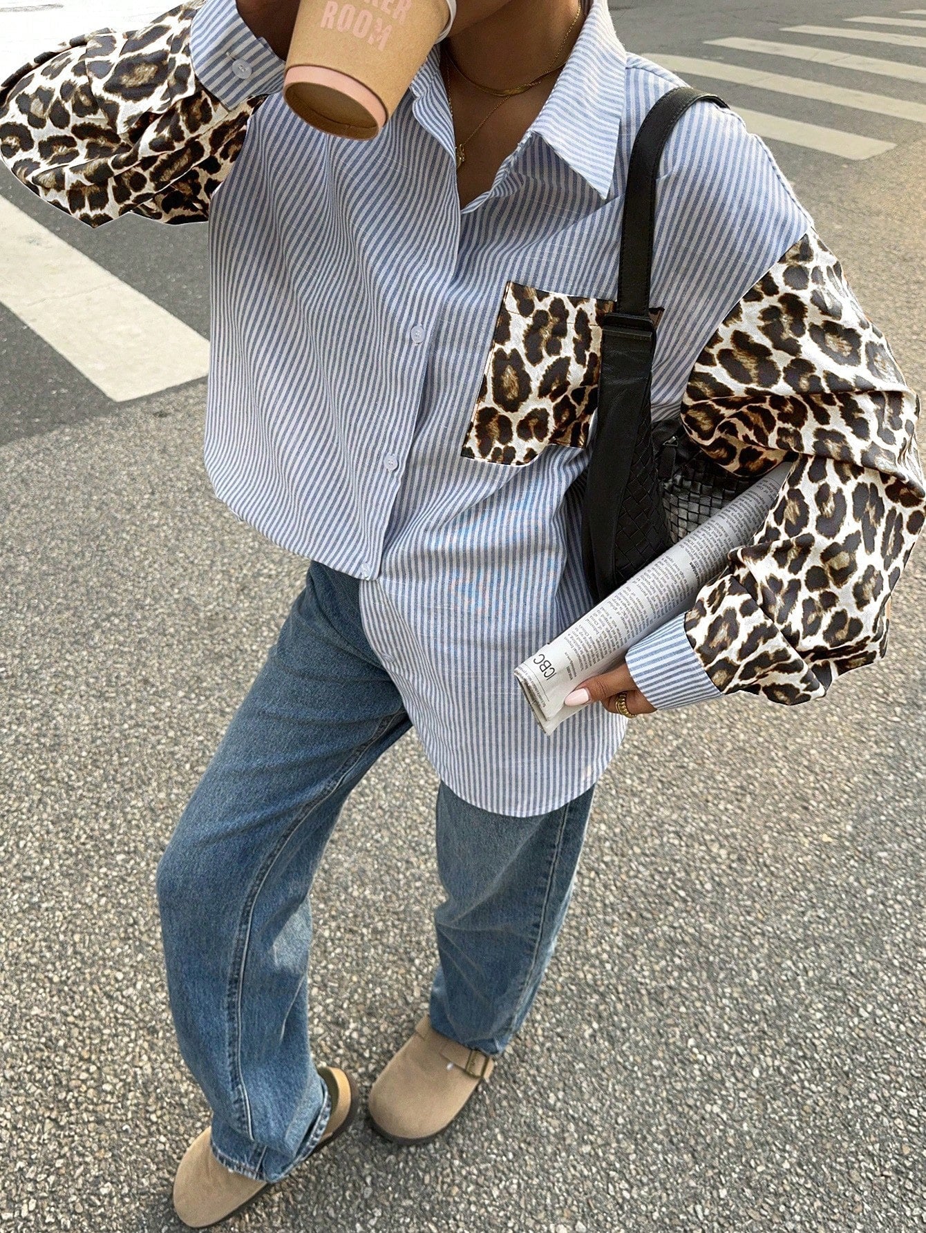Women'S Blouse With Lion Details