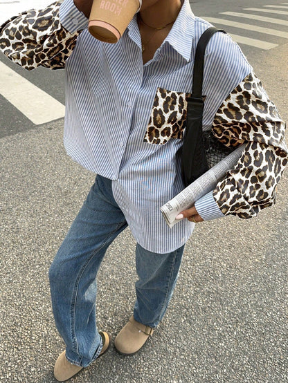 Women'S Blouse With Lion Details