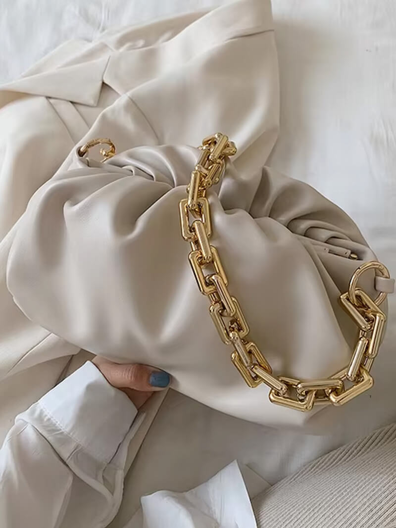 Women'S Handbag With Gold Chain