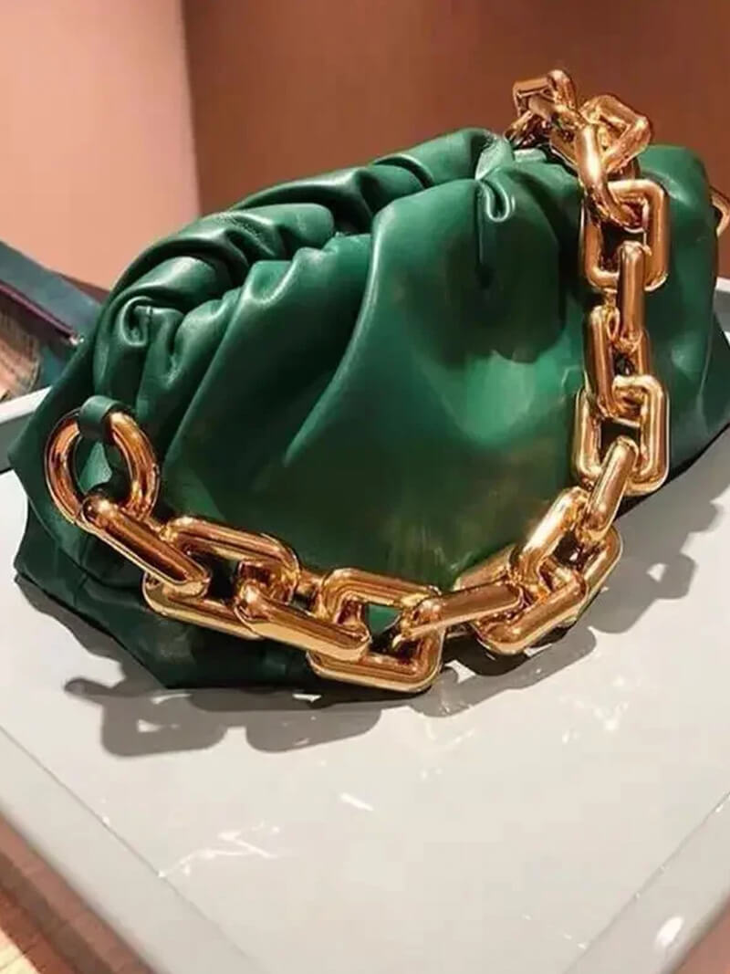 Women'S Handbag With Gold Chain