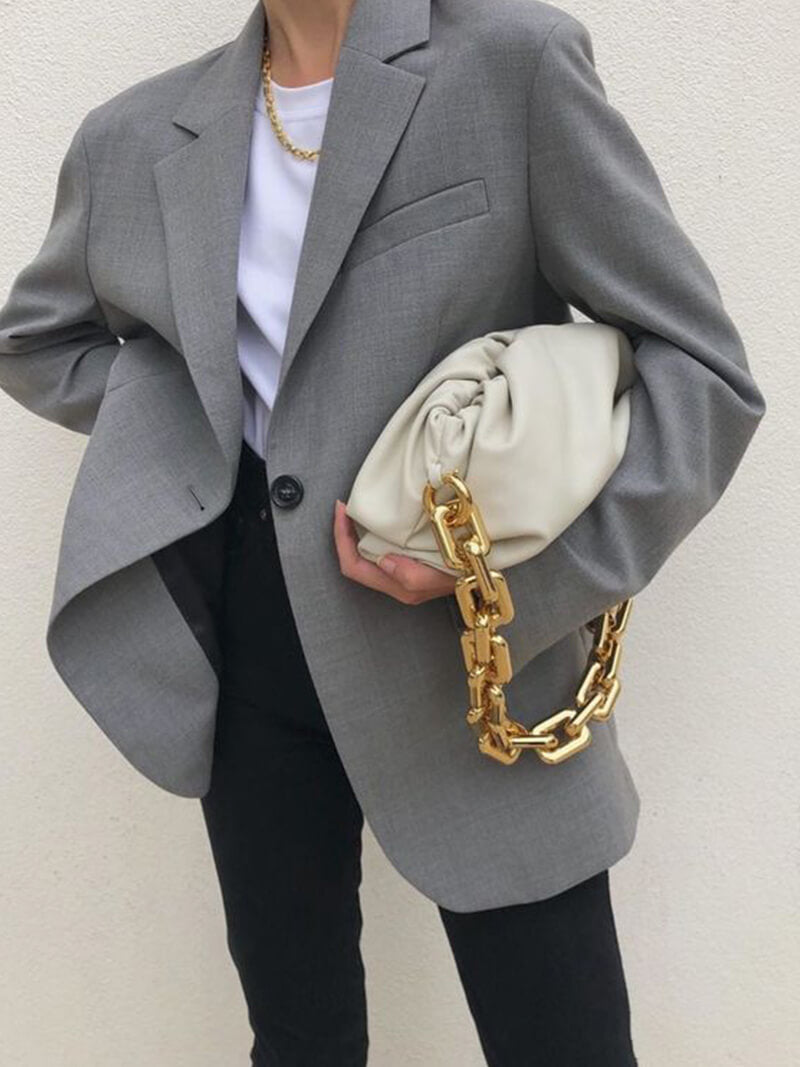Women'S Handbag With Gold Chain