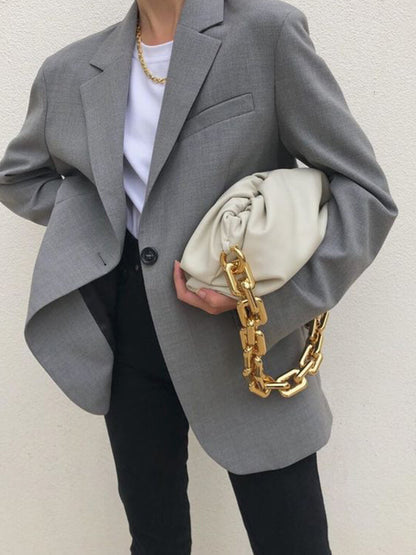 Women'S Handbag With Gold Chain