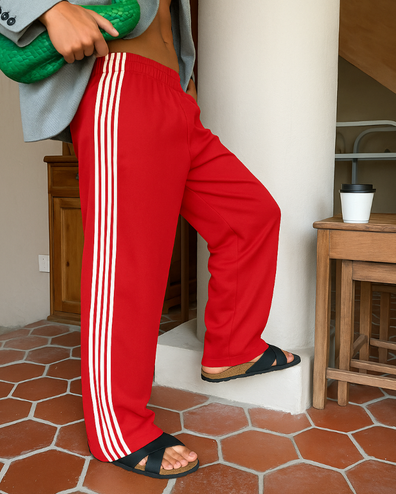 Women'S High Waist Patchwork Pants