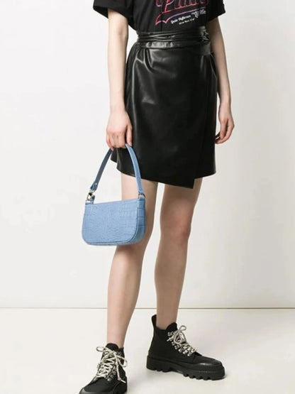 Women Shoulder Bag Crocodile Print