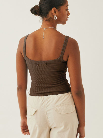 Women Sleeveless Crop Camisole