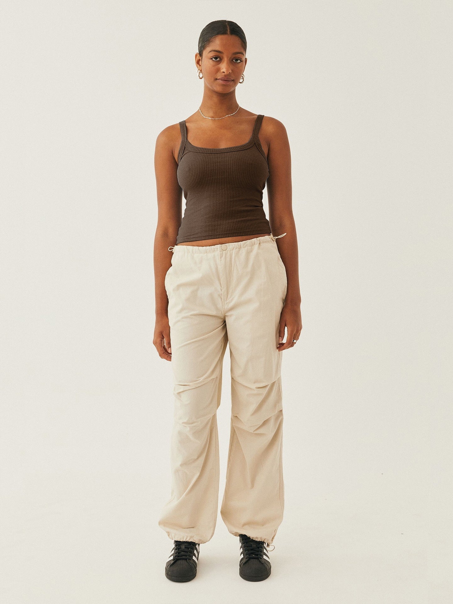 Women Sleeveless Crop Camisole