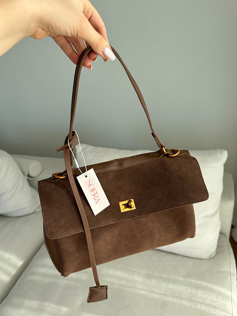 Women Suede Handbag