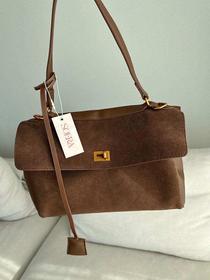 Women Suede Handbag