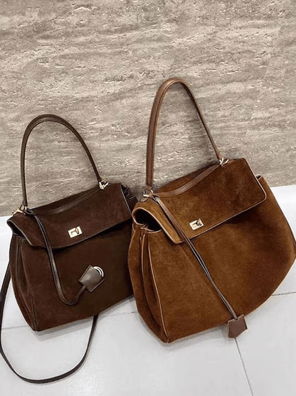 Women Suede Handbag
