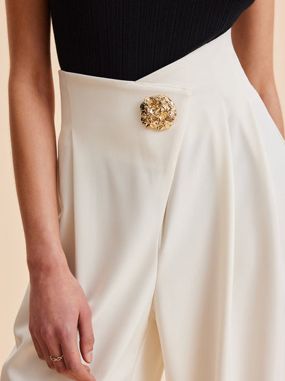 Women Wide Trousers High Waist