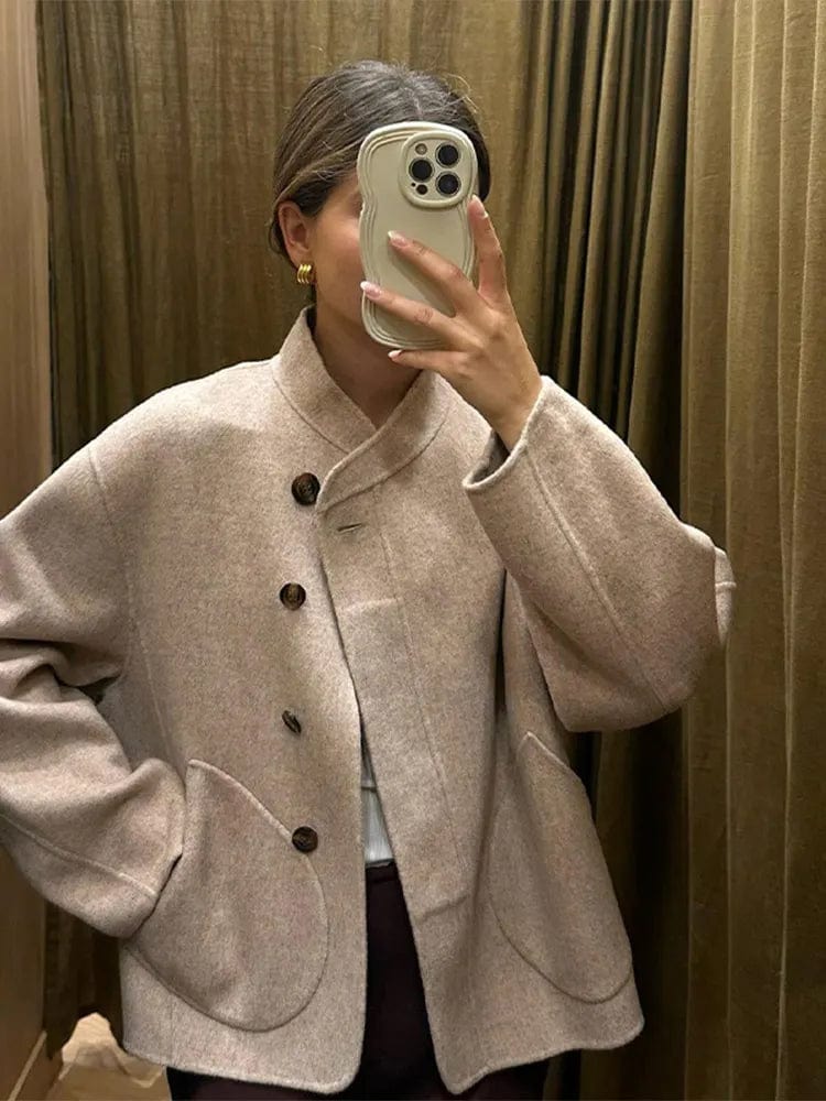 Women Wool Coat Oversized