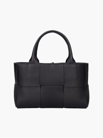 Women Woven Leather Handbag