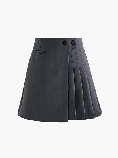 Women's Black Mini Skirt High Waist