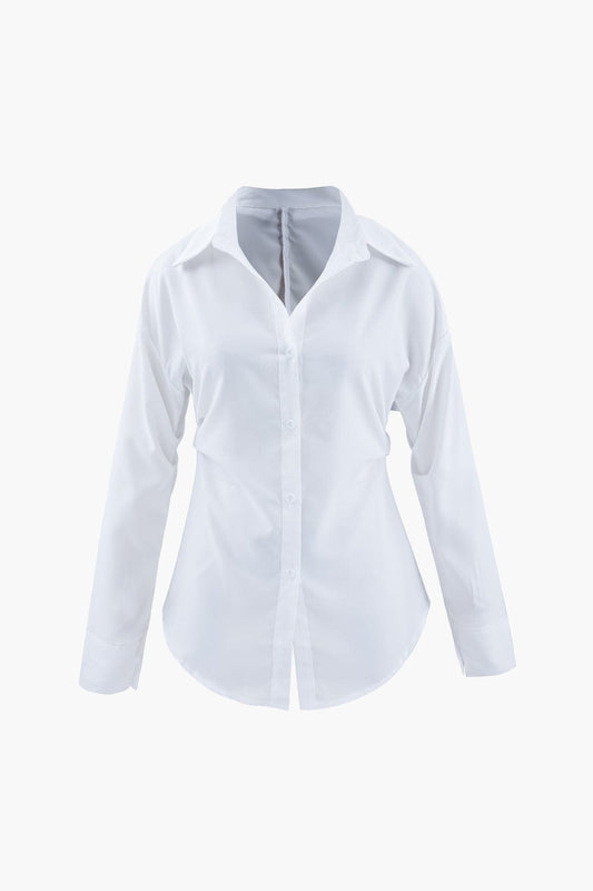 Women's Blouse White Oversized