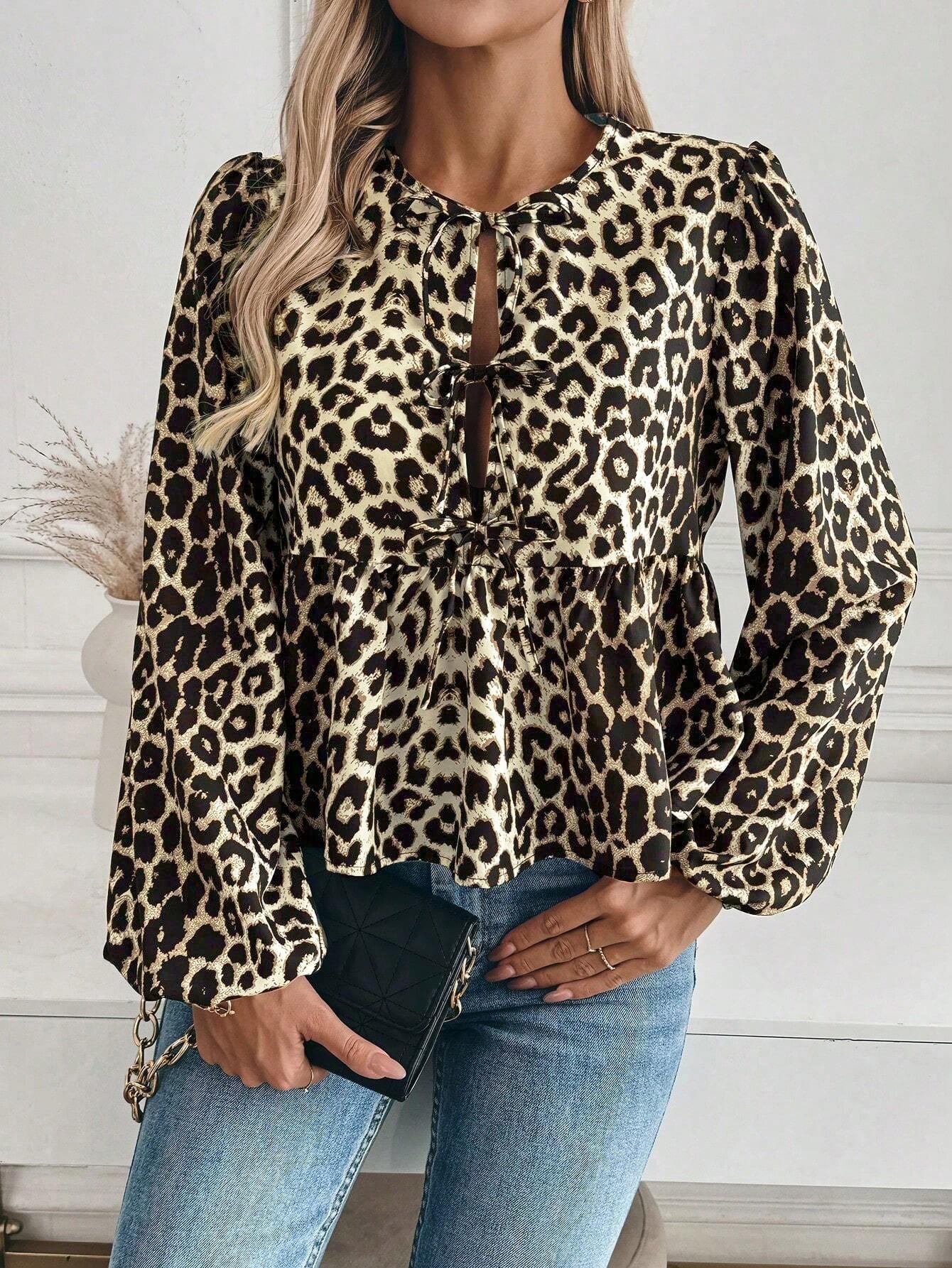 Women's Blouse With Bow Detail