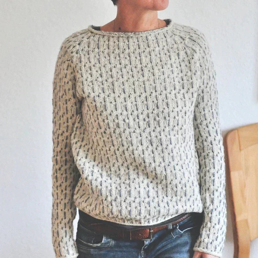Women's Boat Neck Sweater Soft Comfortable Slim Fit