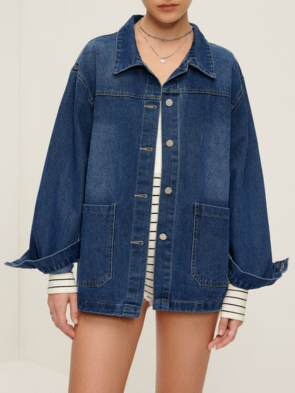 Women's Denim Jacket Oversized