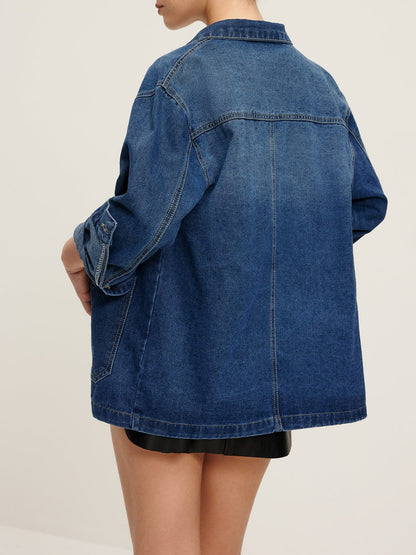 Women's Denim Jacket Oversized