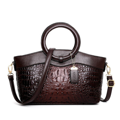 Women's Handbag Crocodile Pattern