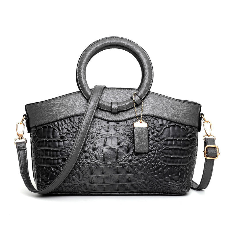 Women's Handbag Crocodile Pattern