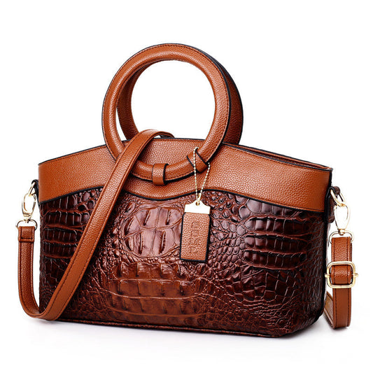 Women's Handbag Crocodile Print
