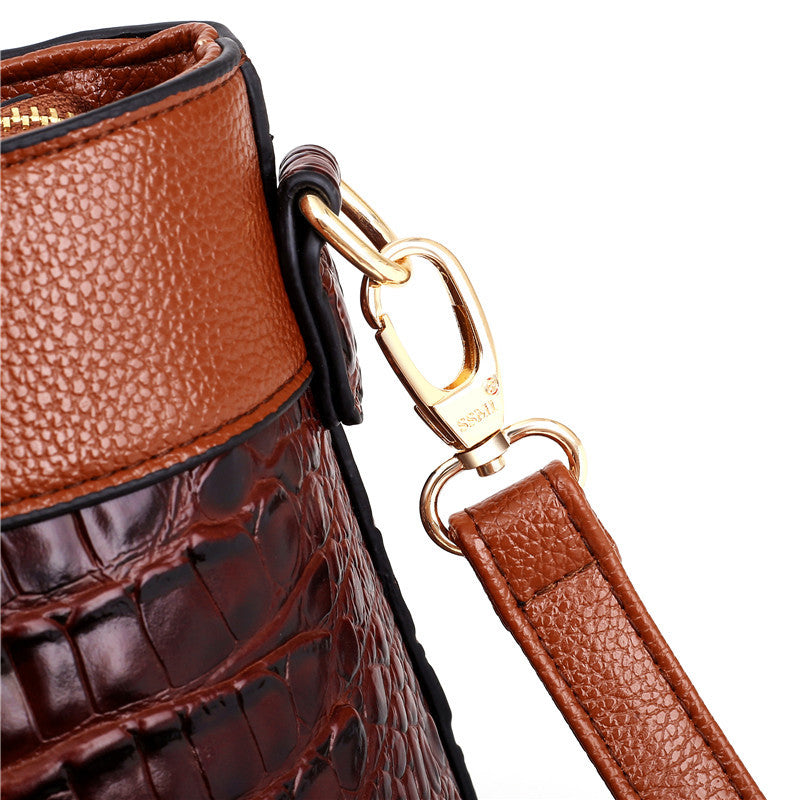 Women's Handbag Crocodile Print