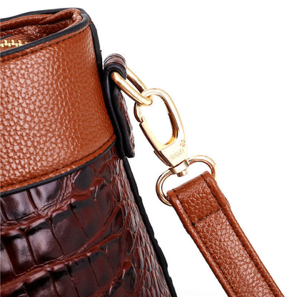 Women's Handbag Crocodile Print