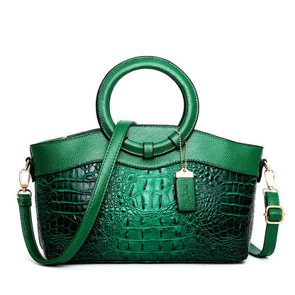 Women's Handbag Crocodile Print