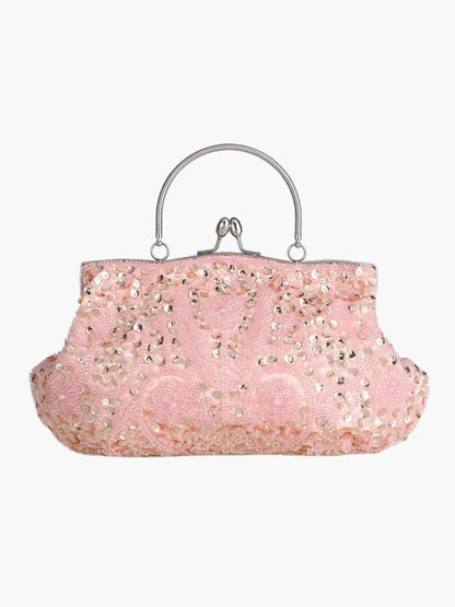 Women's Handbag With Floral Embroidery