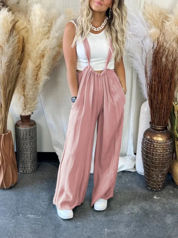 Women's Jumpsuit Pleated