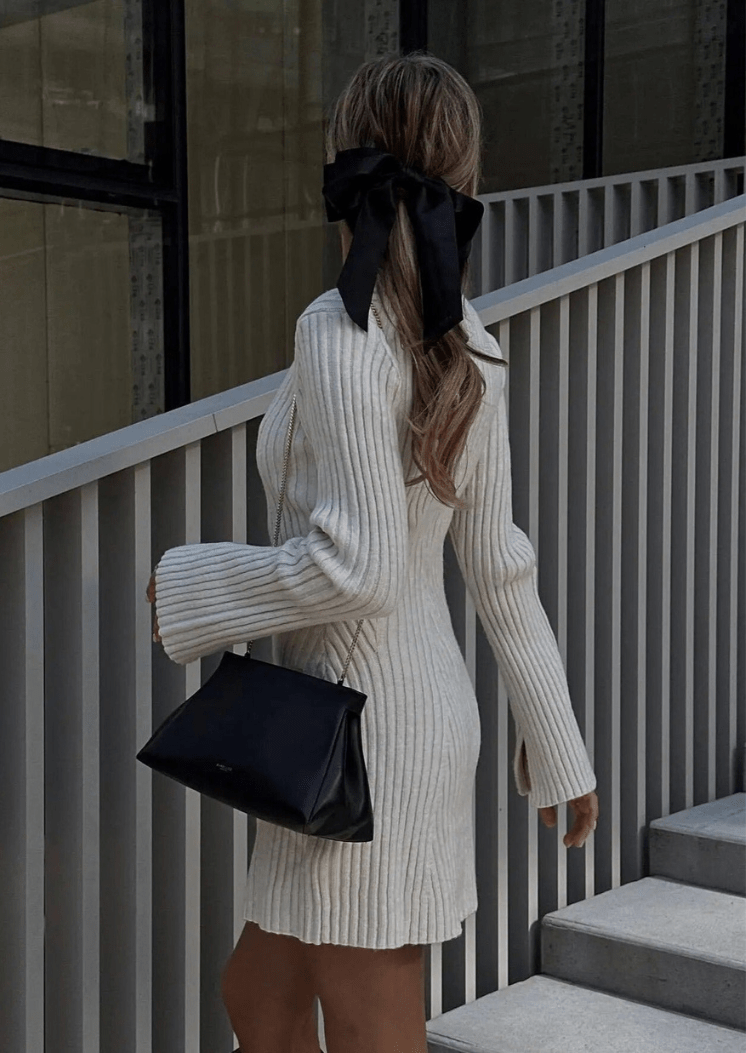Women's Knitted Dress Elegant Comfortable Style