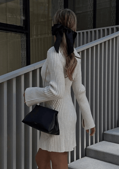 Women's Knitted Dress Elegant Comfortable Style