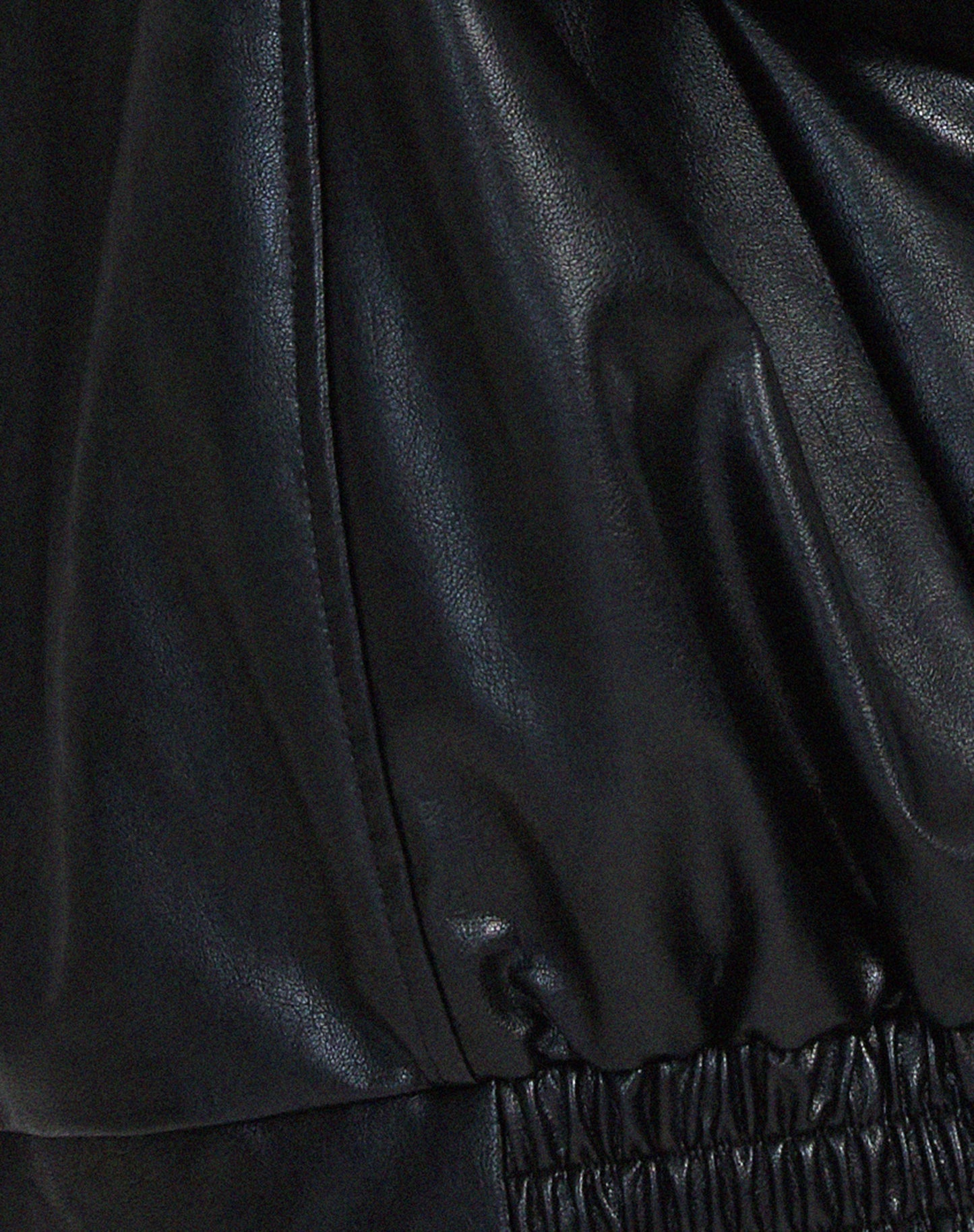 Women's Leather Jacket Oversized