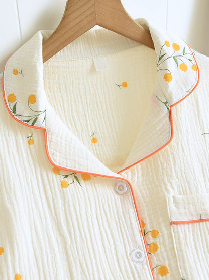 Women's Pajama Set Floral Print