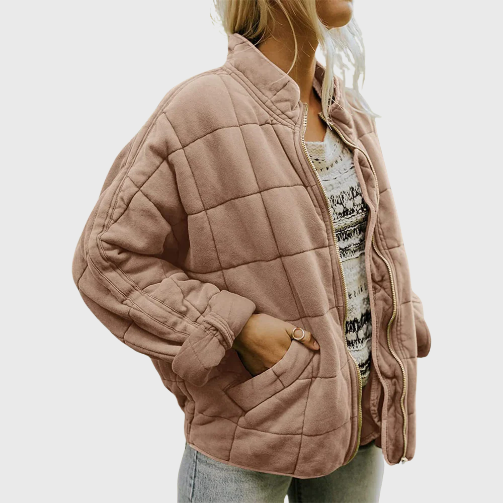 Women's Quilted Jacket Oversized Style