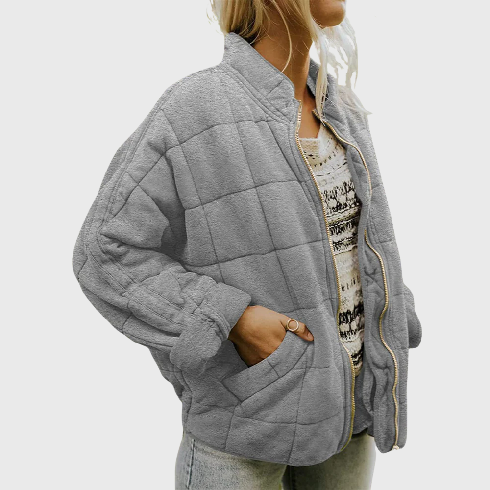 Women's Quilted Jacket Oversized Style