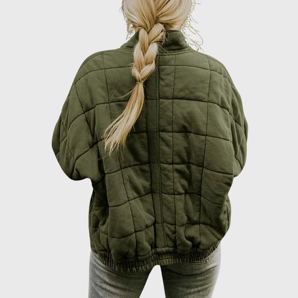 Women's Quilted Jacket Oversized Style