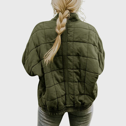 Women's Quilted Jacket Oversized Style