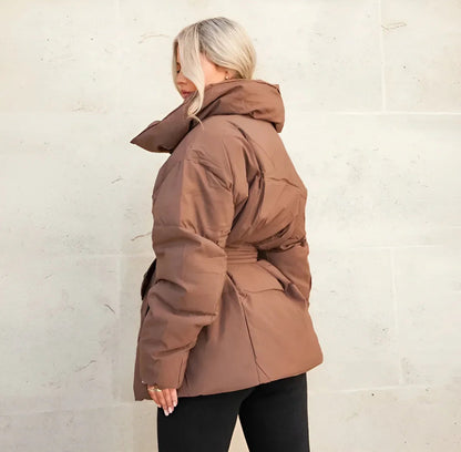 Women's Quilted Jacket Stylish Parka