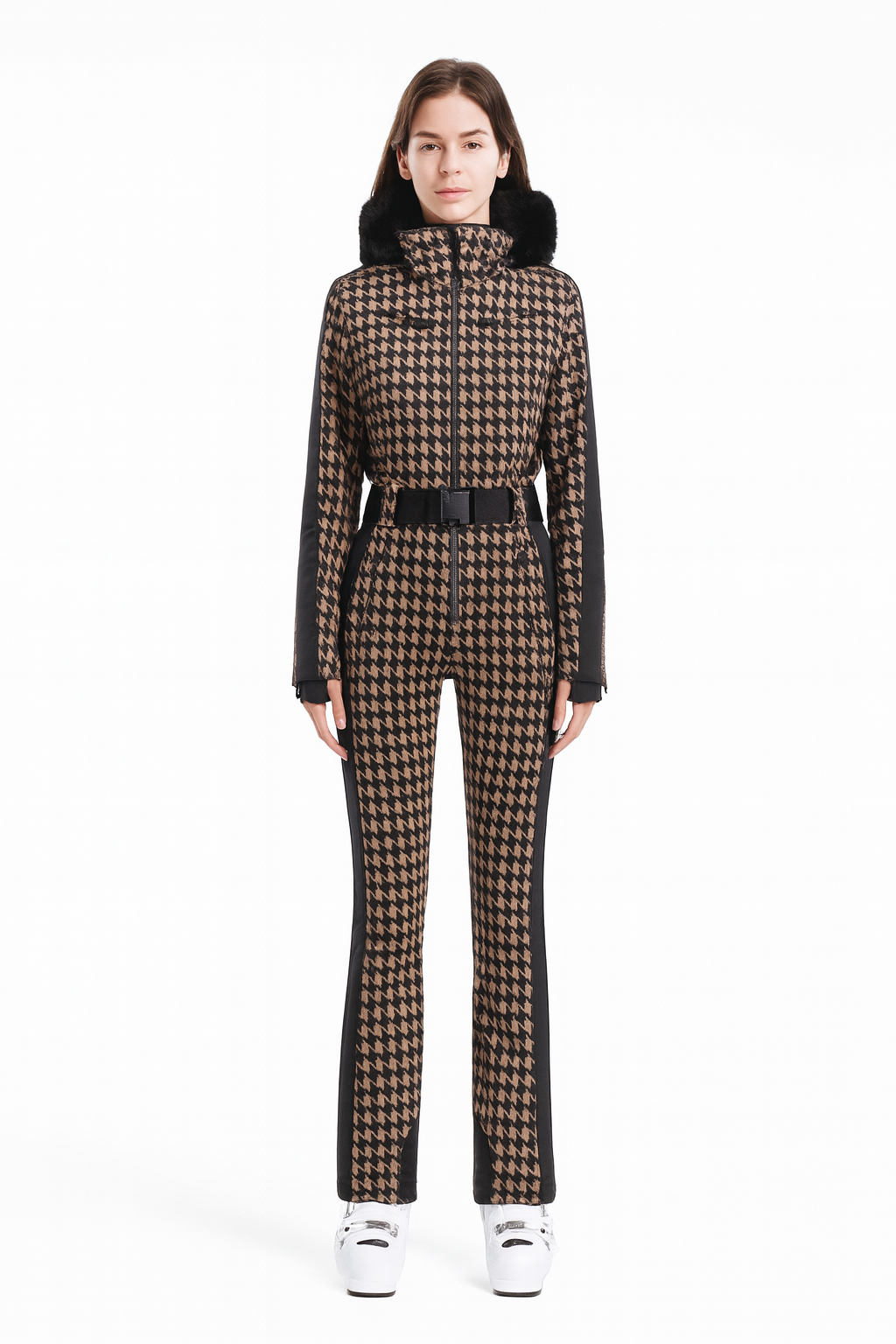 Women's Ski Suit Thermal Breathable with Fur Collar
