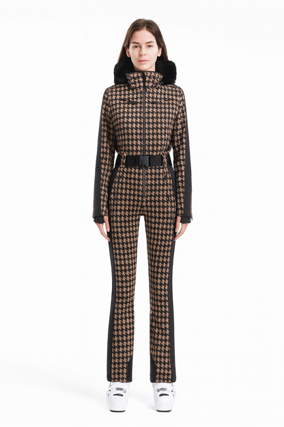 Women's Ski Suit Thermal Breathable with Fur Collar