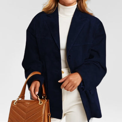 | Women's Button-Down Blazer Jacket